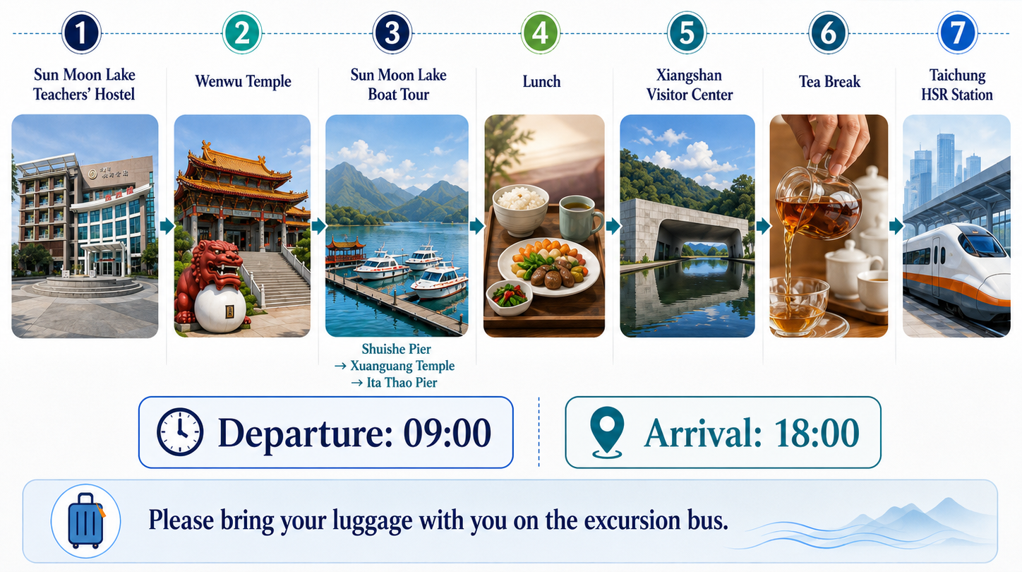 Sun Moon Lake One-Day Excursion Itinerary